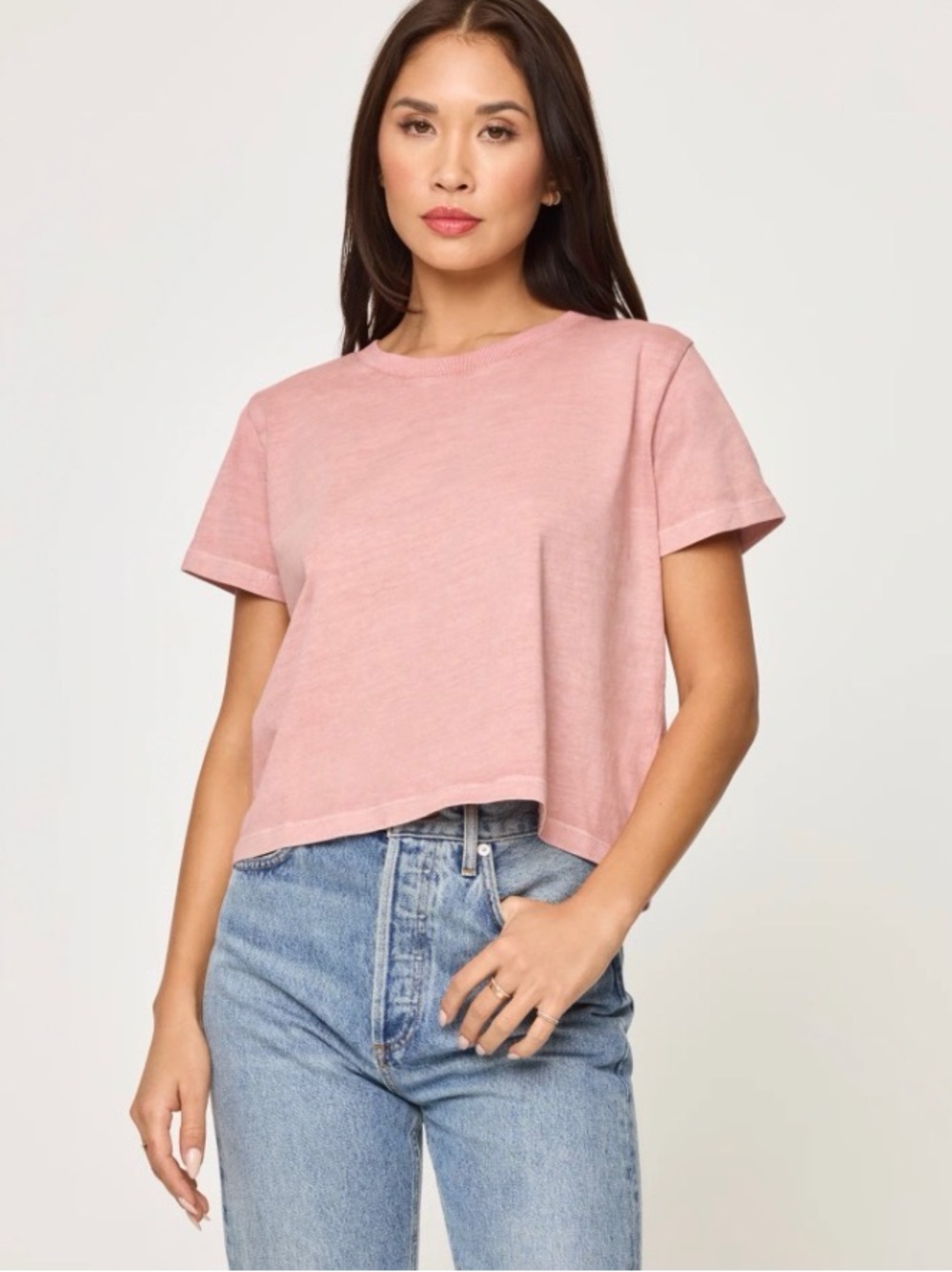 NEW L*SPACE all day top in pink clay xl NWT